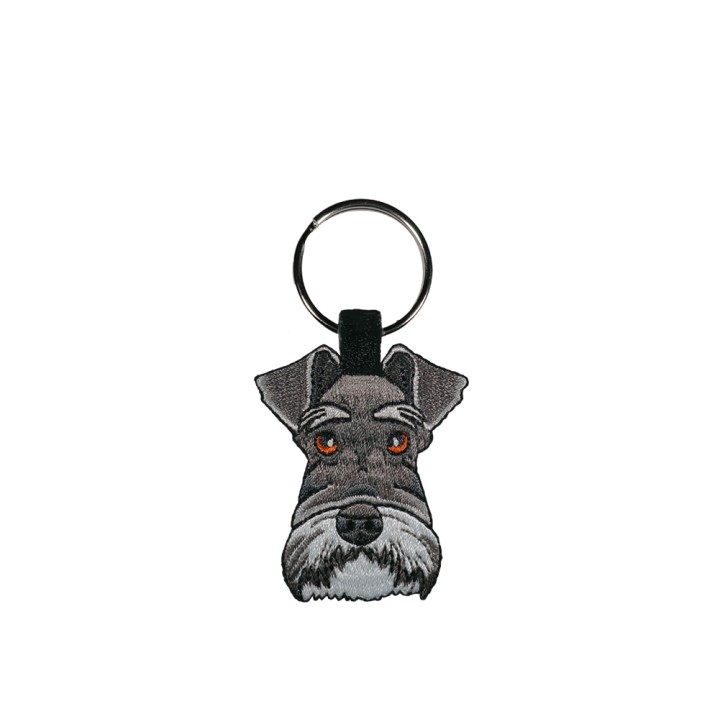 Key Ring keychain Schnauzer