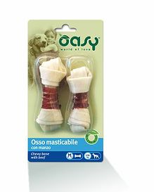 Oasy Chewy Bone With Beef -m- (2 Pcs) - 54gr