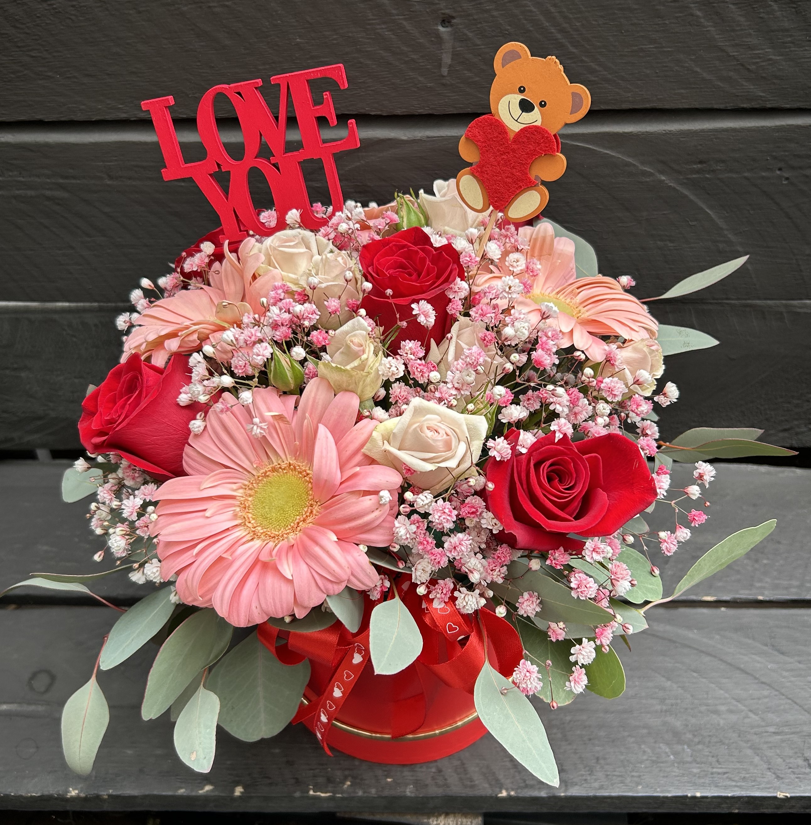 B2507--Passion Bloom Flower Box