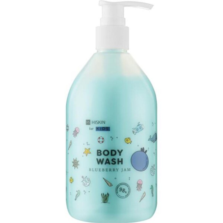 Hiskin - Kids Body wash Blueberry Jam  - 400ml