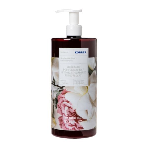 Korres Renewing Body Cleanser Gardenia, 1000Ml