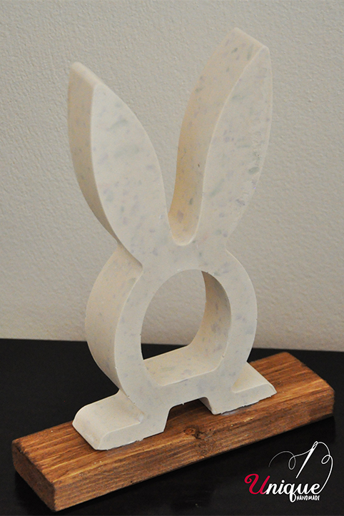 Colorful Chips Bunny Easter Decoration