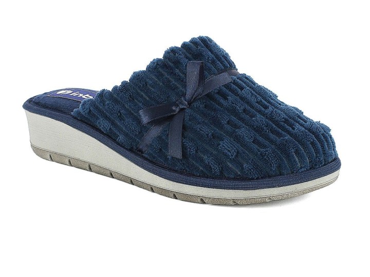 Inblu Woman's Anatomic Orthopedic Winter Cozy Slippers Lv03 Blue Colour