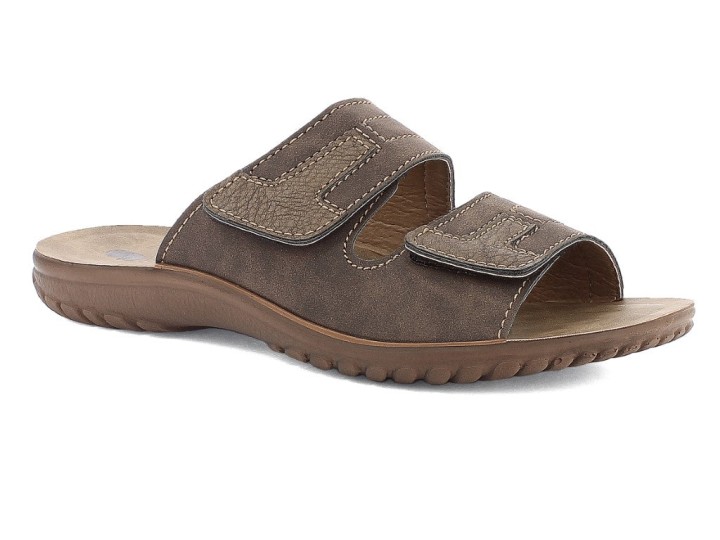 Inblu Man's Summer Footwear Shoes Sandals Id08 - Id13 Brown Design