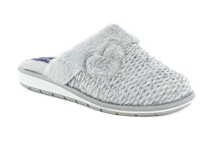 Inblu Woman's Anatomic Orthopedic Winter Cozy Slippers Lv03 Light Blue Design