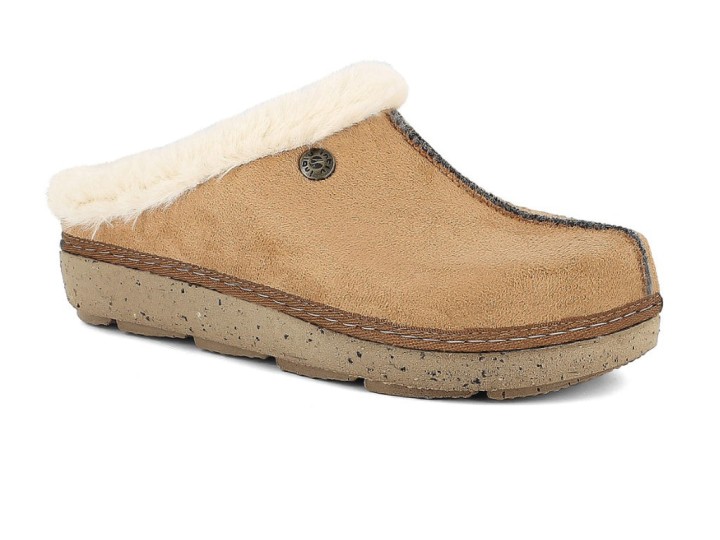 Defonseca Man's Talbot  Man's Footwear Winter Slippers  Fur Light Brown