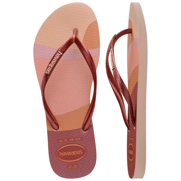 Havaianas Woman's Summer Slippers 4146908.0076 Rose Gold Shades