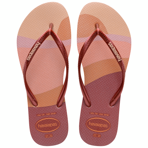 Havaianas Woman's Summer Slippers 4146908.0076 Rose Gold Shades