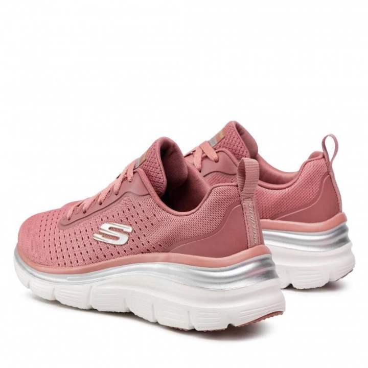 Skechers Woman's Footwear Sport Shoes Sneakers Trainers 155423 Coral Colour