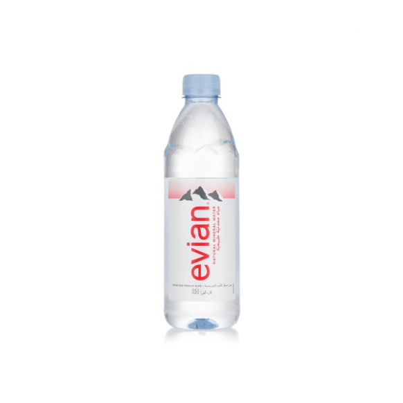 Evian Natural Mineral Water, 500ml