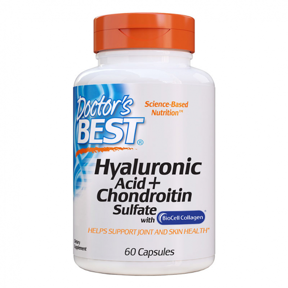 Doctor's Best, Hyaluronic Acid + Chondroitin Sulfate, 60 Veggie Caps