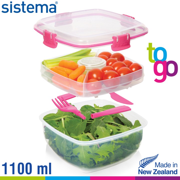 Sistema Φαγητοδοχείο Για Σαλάτα - Salad To Go™ - Phthalate & Bpa Free - 21356 - Φαγητοδοχεια