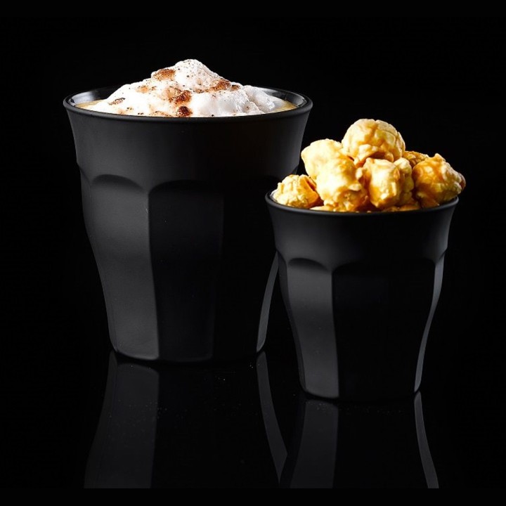 Picardie Soft Touch Matte Black Tumbler 25 Cl Set Of 6