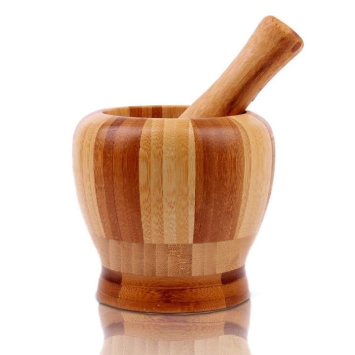 Ξύλινο Γουδί Με Γουδοχέρι 10X9Εκ.