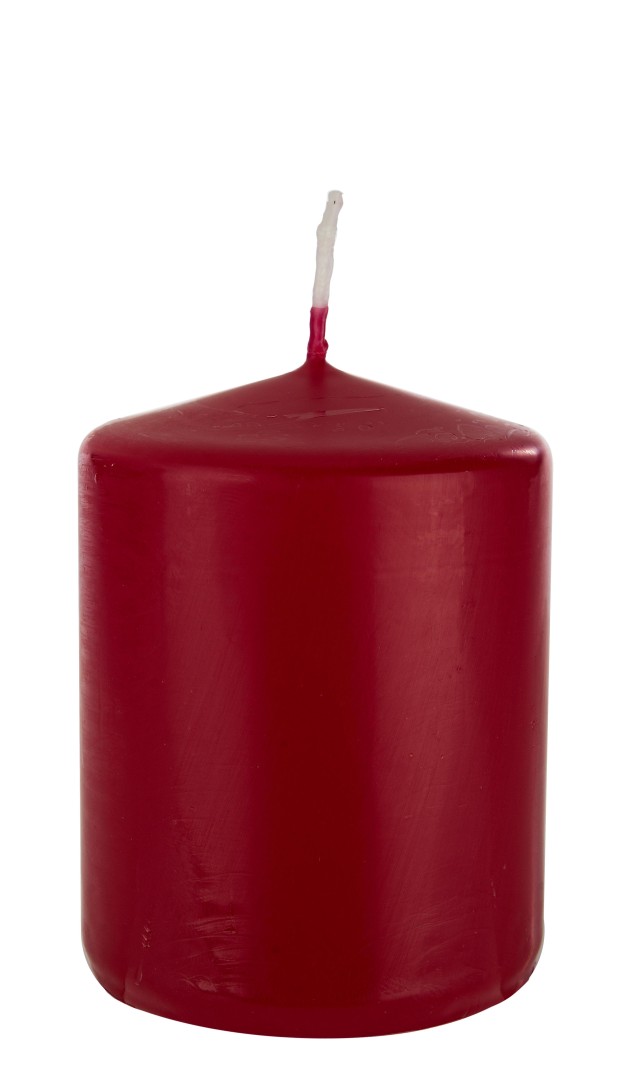 Candle / Κερί Σκούρο Κόκκινο 6Xh8Cm