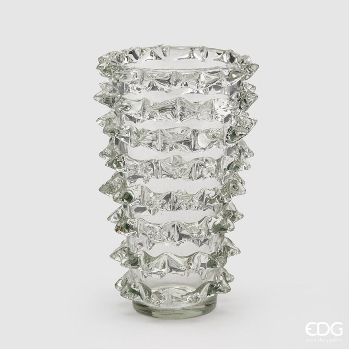 Decorative Vase / Διακοσμητικό Βάζο Punte Διάφανο 22Xυ35Εκ