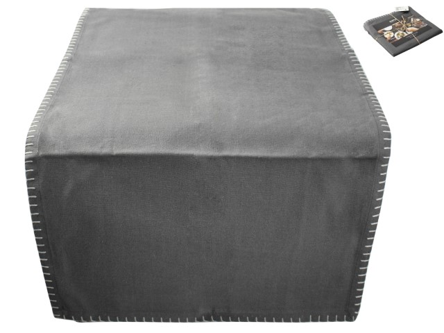 Dining Serving Dishes / Τραπεζομάντυλο Γκρι 40X140Cm