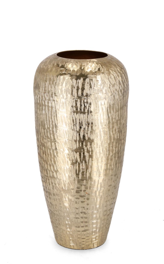 Decorative Vase Golden / Βάζο Lathe Χρυσό Υ39,5Εκ