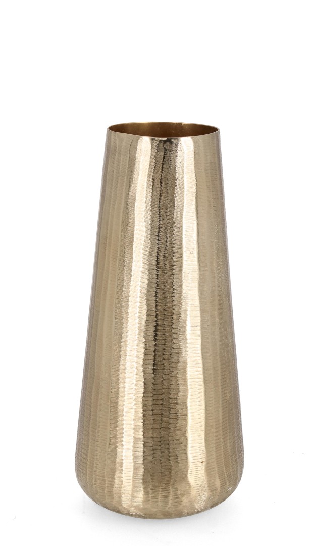 Decorative Vase Golden / Βάζο Chisel Χρυσό Υ45Εκ