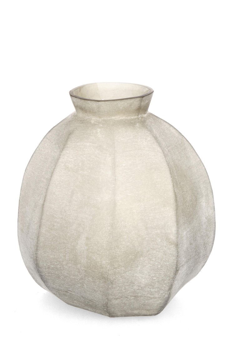 Decorative Vase / Διακοσμητικό Βάζο Mirissa Μπέζ H37Cm