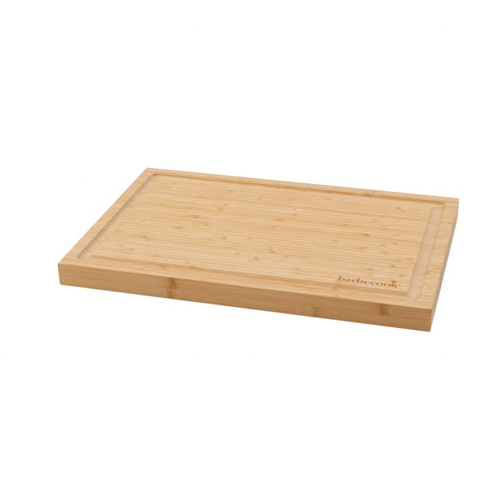 Dining Serving Cutting Board / Σανίδα Κοπής Με Αυλάκι Bamboo 46,5X28X2,8Cm