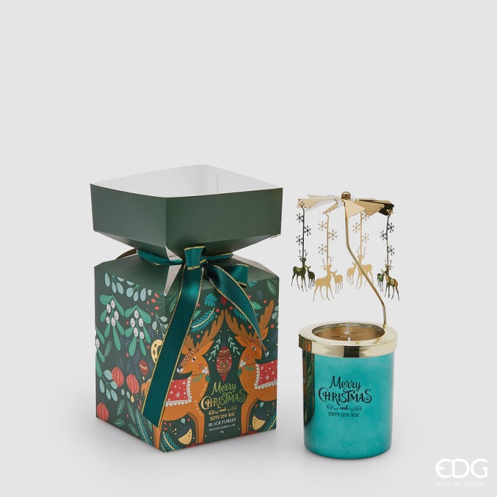 Scented Candle Forest Fragrance / Αρωματικό Κερί Black Forest Υ9Εκ