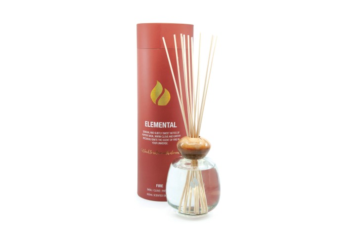 Indoor Scented Diffuser / Αρωματικό Fire Elemental Με Γυάλινη Φιάλη 600Ml