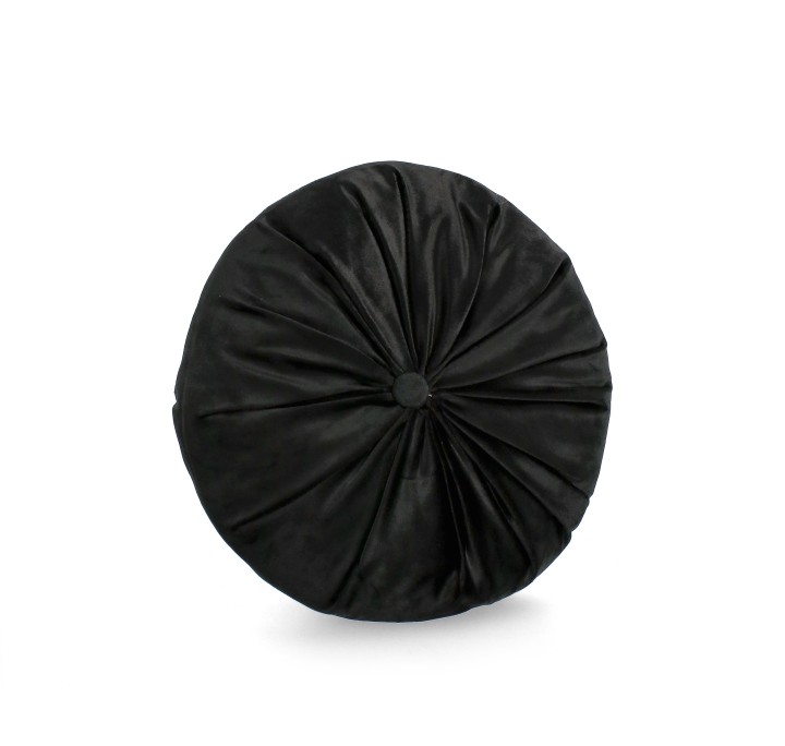 Decorative Home Indoor Cushion Black / Διακοσμητικό Μαξιλάρι Artemis Μαύρο Δ40Εκ