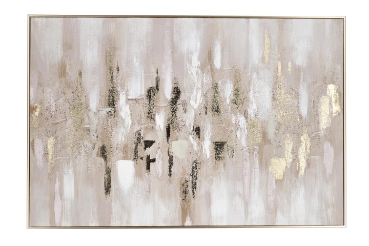 Indoor Wall Decorative Golden / Πίνακας Hannes Χρυσό 90Xh60Cm
