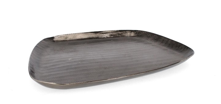 Table Decorative Grey / Διακοσμητικό Ταψί Chisel Ανθρακί 30X28Εκ