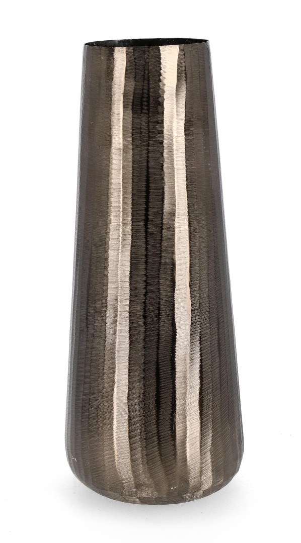 Decorative Vase Grey / Βάζο Chisel Ανθρακί H53Εκ