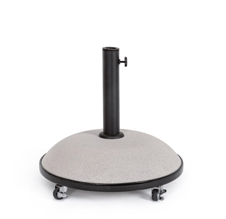 Outdoor Umbrella Base / Βάση Ομπρέλας Barry Με Τροχούς Γκρί 35 Κιλά D50Cm