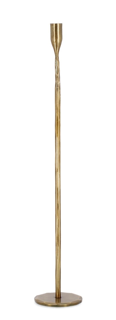 Decorative Indoor Candleholder Golden / Κηροπήγιο Tehri Χρυσό H60Cm