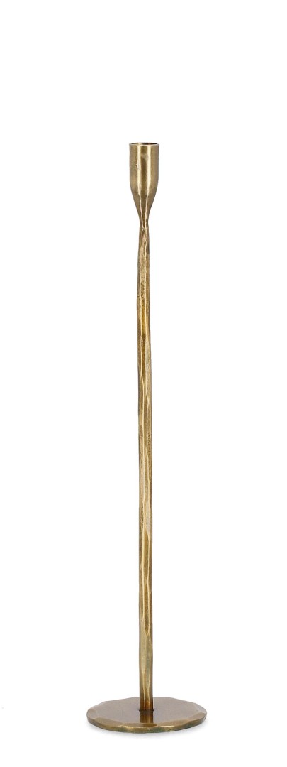 Decorative Indoor Candleholder Golden / Κηροπήγιο Tehri Χρυσό H50Cm