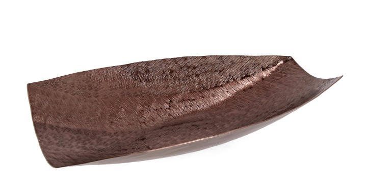 Table Decorative / Διακοσμητικός Δίσκος Clamp Μπρονζέ 4,5X24Cm
