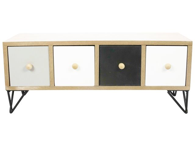 Tea Dining Set / Ντουλαπάκια Τσαγιού 8 Συρτάρια 34,5X12,5X14Cm
