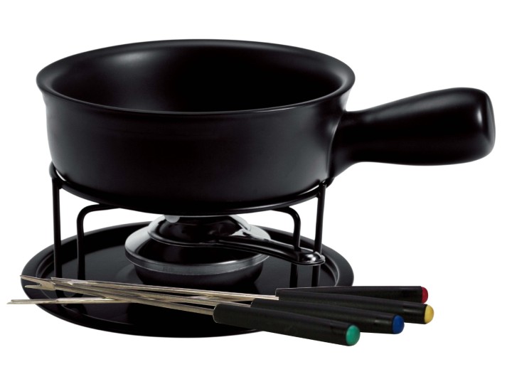 Dining Serving Dishes Black / Cheesefondue Μαύρο 24,7X17X14,7Cm