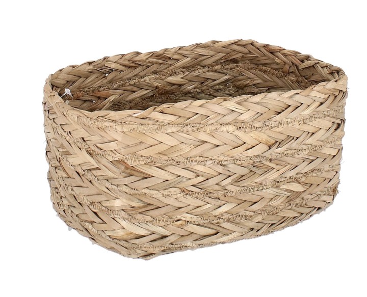 Decorative Storage Indoor Basket Box Brown / Διακοσμητικό Καλάθι Amber Καφέ L