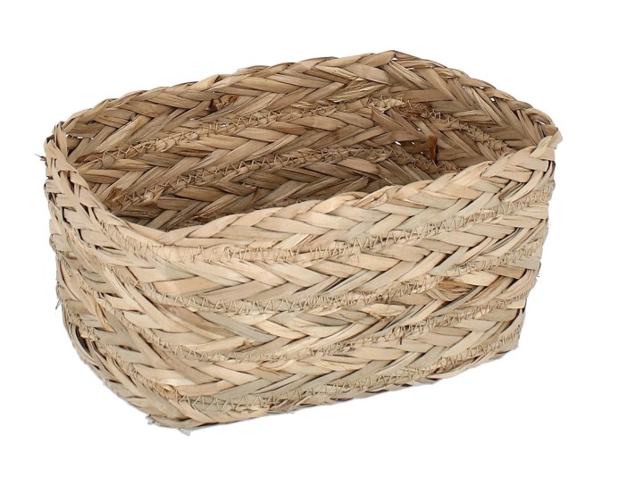 Decorative Storage Indoor Basket Box Brown / Διακοσμητικό Καλάθι Amber Καφέ M