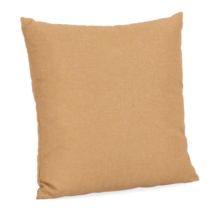 Decorative Home Indoor Cushion / Διακοσμητικό Μαξιλάρι Olefin Μουσταρδί 50X50Cm