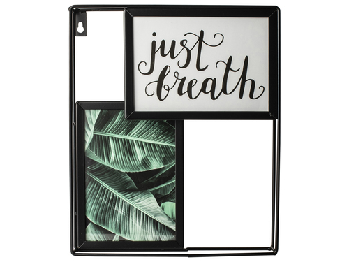 Decorative Photo Frame / Κορνίζα Μεταλλική Μαύρη 25X30X3,5Cm