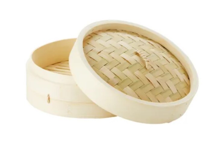Decorative Storage Indoor Basket Box / Καλάθι Ατμού Μπαμπού D21Cm