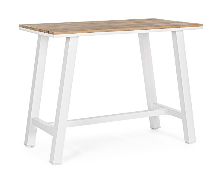 Outdoor Summer Furniture Table White / Τραπέζι Μπαρ Εξωτερικού Χώρου Skipper Λευκό