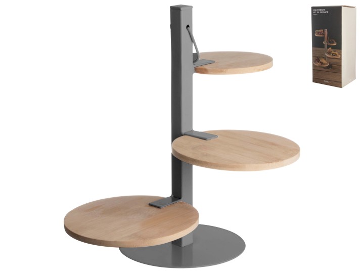 Dining Serving / Δίσκος Σερβιρίσματος 3 Πατών 16X30,5 Εκ