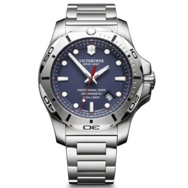 I.N.O.X. Professional Diver, 45, Blue Dial, Silver Strainless Steel Bracelet (241782)