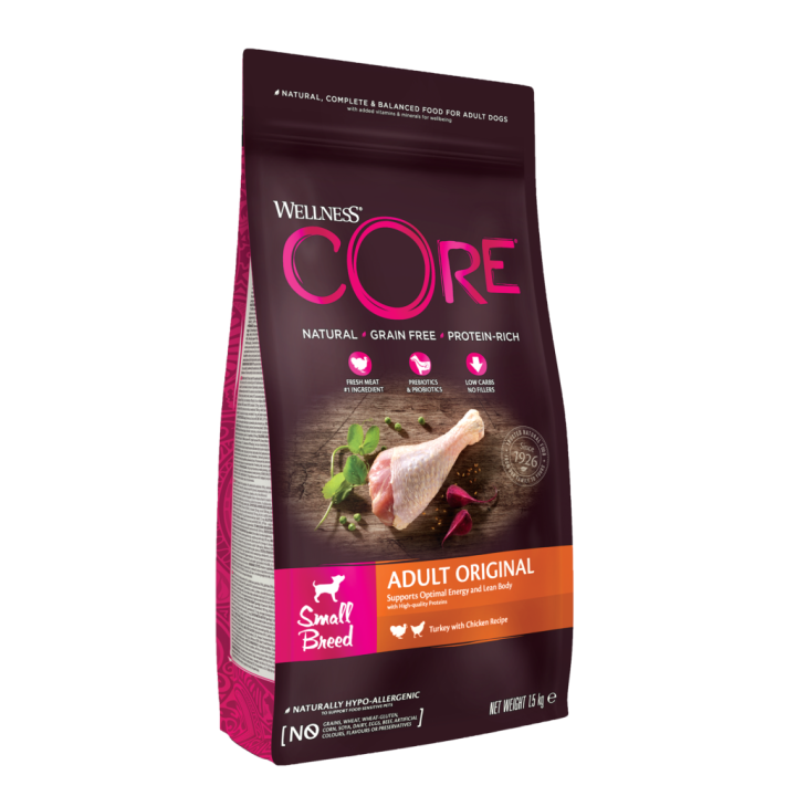 Wellness Core Small Breed Adult Original Chicken  Turkey - 1.5 Kg