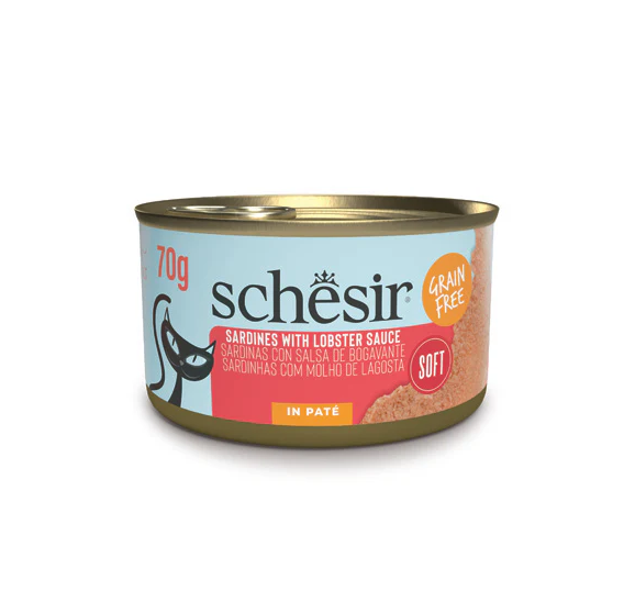 Schesir Sardines With Lobster Sauce In Pate - 70gr