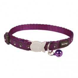 Red Dingo Cat Collar 12mm 20-32 Feet - Pink