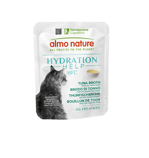 Almo Nature Hfc Hydration Help Tuna Broth With Tuna Fillet - 50gr