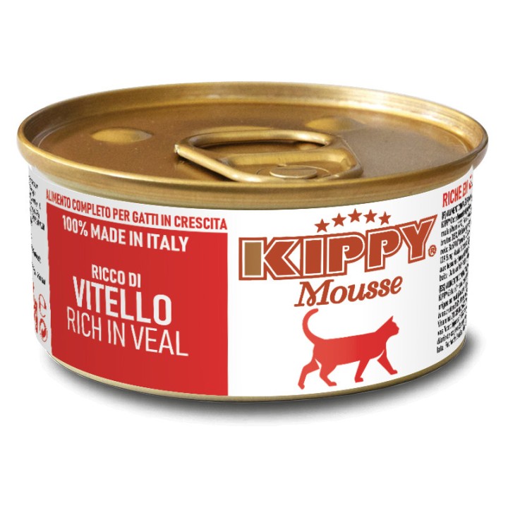 Kippy Cat Adult Veal Mousse - 85gr